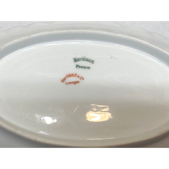 Antique Haviland Limoges The Princess France Oval Pickle Dish - Picture 4 of 7